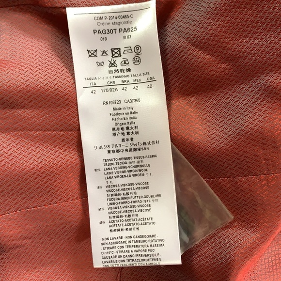 Vintage Giorgio Armani Wool Blend Blazer - Picture 12 of 16